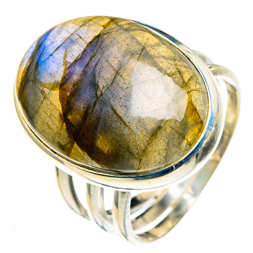 Labradorite Rings handcrafted by Anasilvercos - RING86586