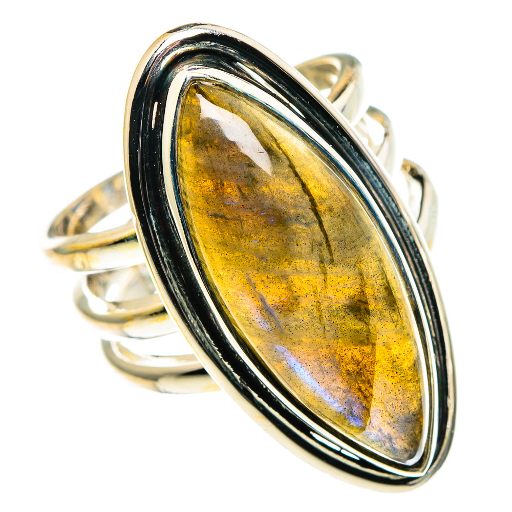 Labradorite Rings handcrafted by Anasilvercos - RING86589