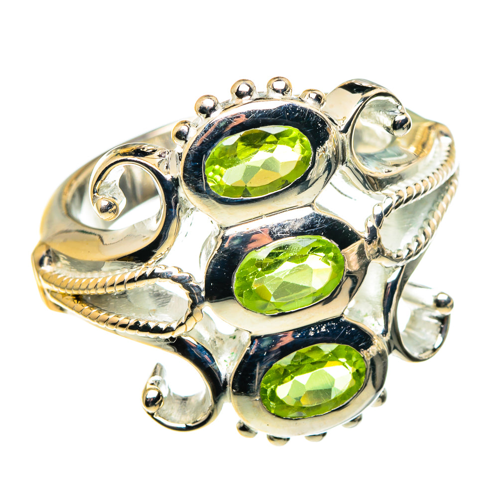 Peridot Rings handcrafted by Anasilvercos - RING86593