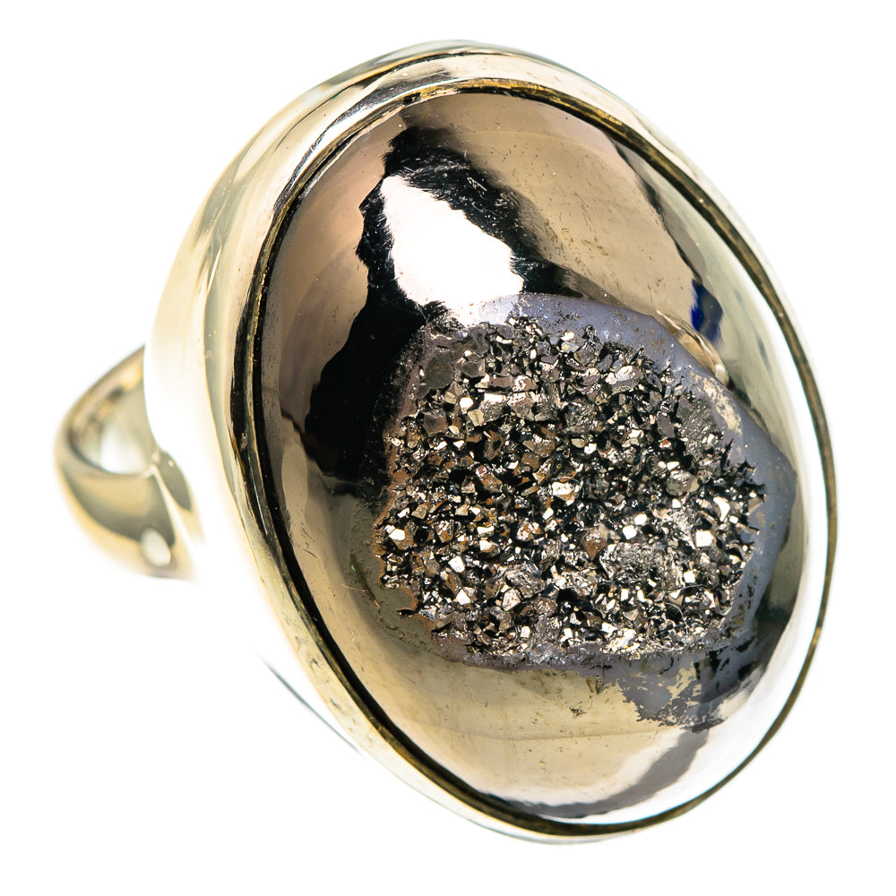 Metallic Druzy Rings handcrafted by Anasilvercos - RING86595