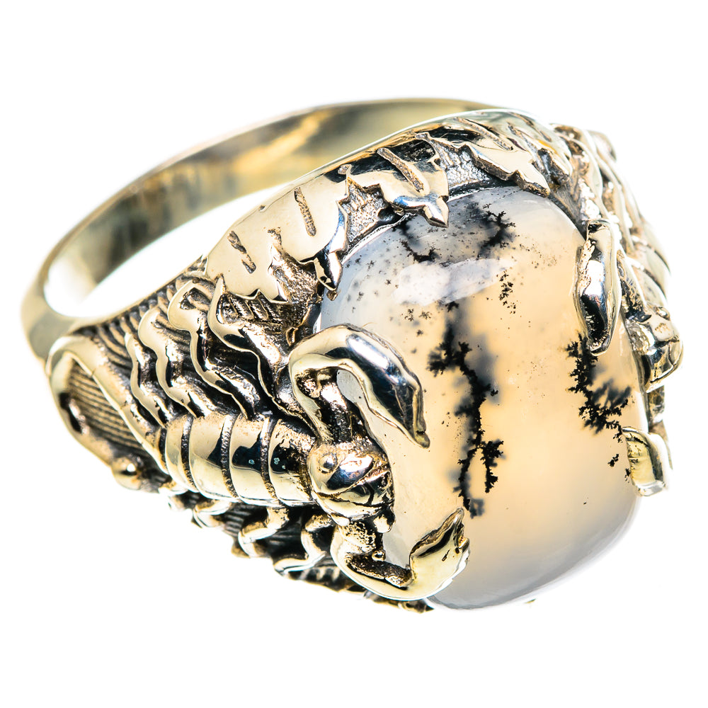 Dendritic Opal Rings handcrafted by Anasilvercos - RING86608