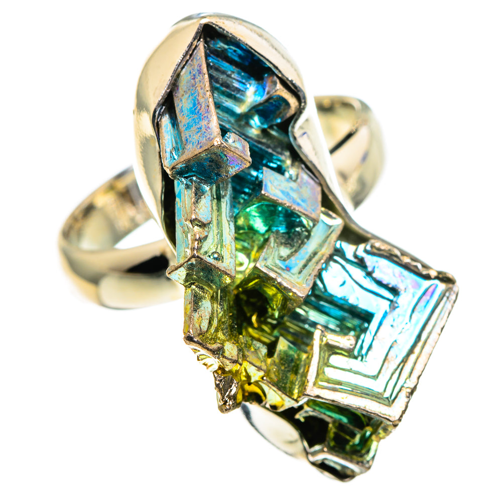 Bismuth Crystal Rings handcrafted by Anasilvercos - RING86613