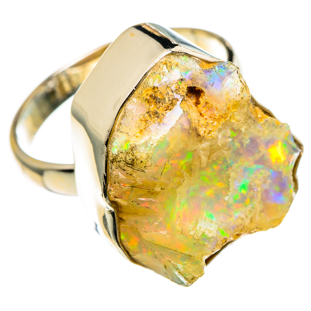 Ethiopian Opal Rings handcrafted by Anasilvercos - RING86614