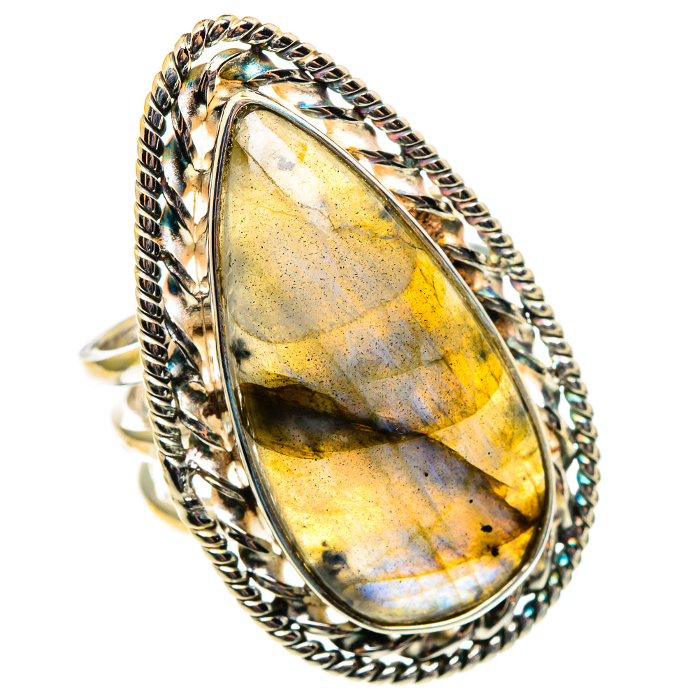 Labradorite Rings handcrafted by Anasilvercos - RING86624