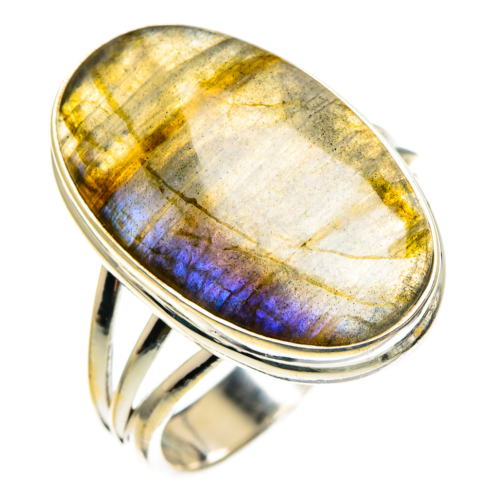 Labradorite Rings handcrafted by Anasilvercos - RING86625
