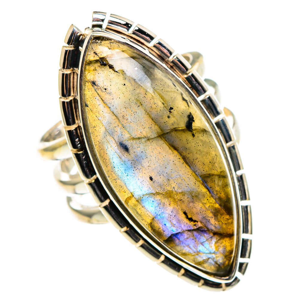 Labradorite Rings handcrafted by Anasilvercos - RING86627