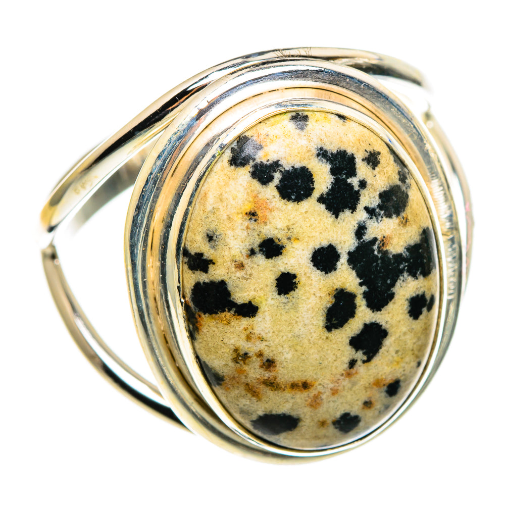 Dalmatian Jasper Rings handcrafted by Anasilvercos - RING86634 - Photo 2