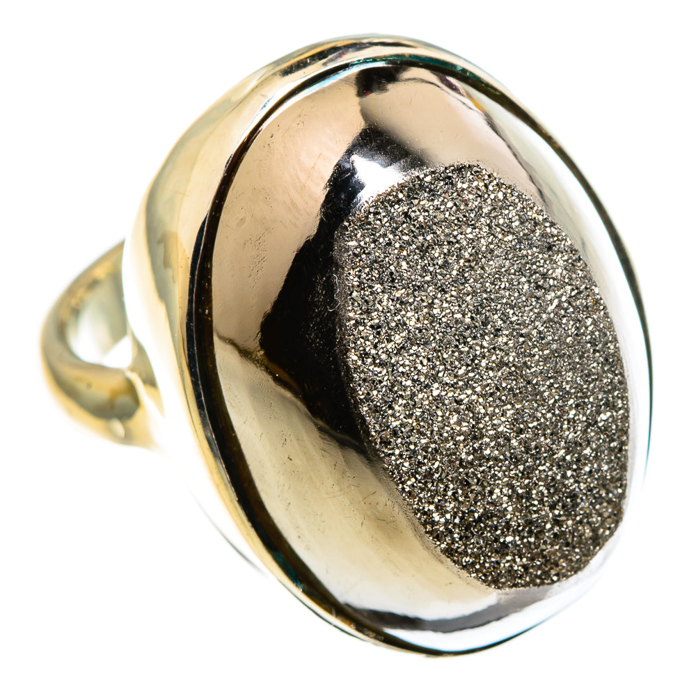 Metallic Druzy Rings handcrafted by Anasilvercos - RING86637