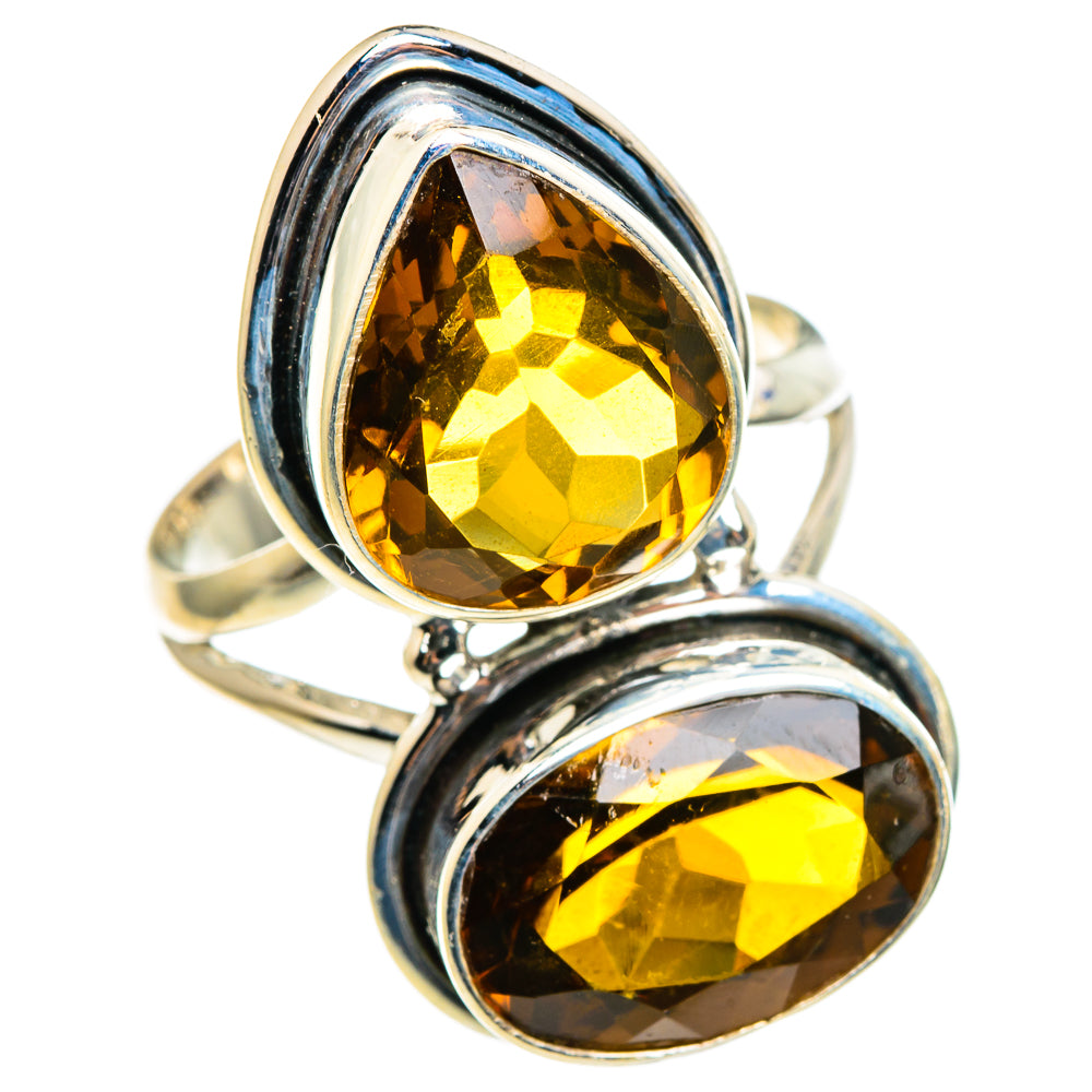 Mandarin Citrine Rings handcrafted by Anasilvercos - RING86640