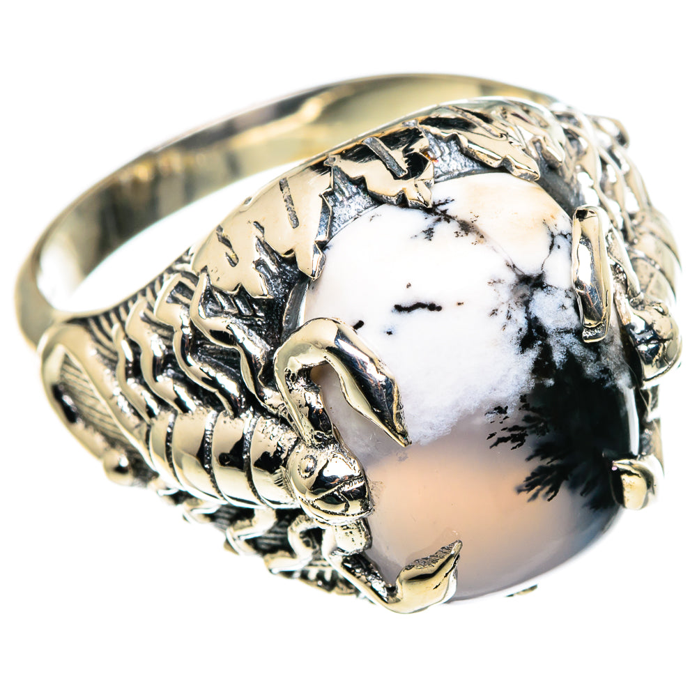 Dendritic Opal Rings handcrafted by Anasilvercos - RING86643