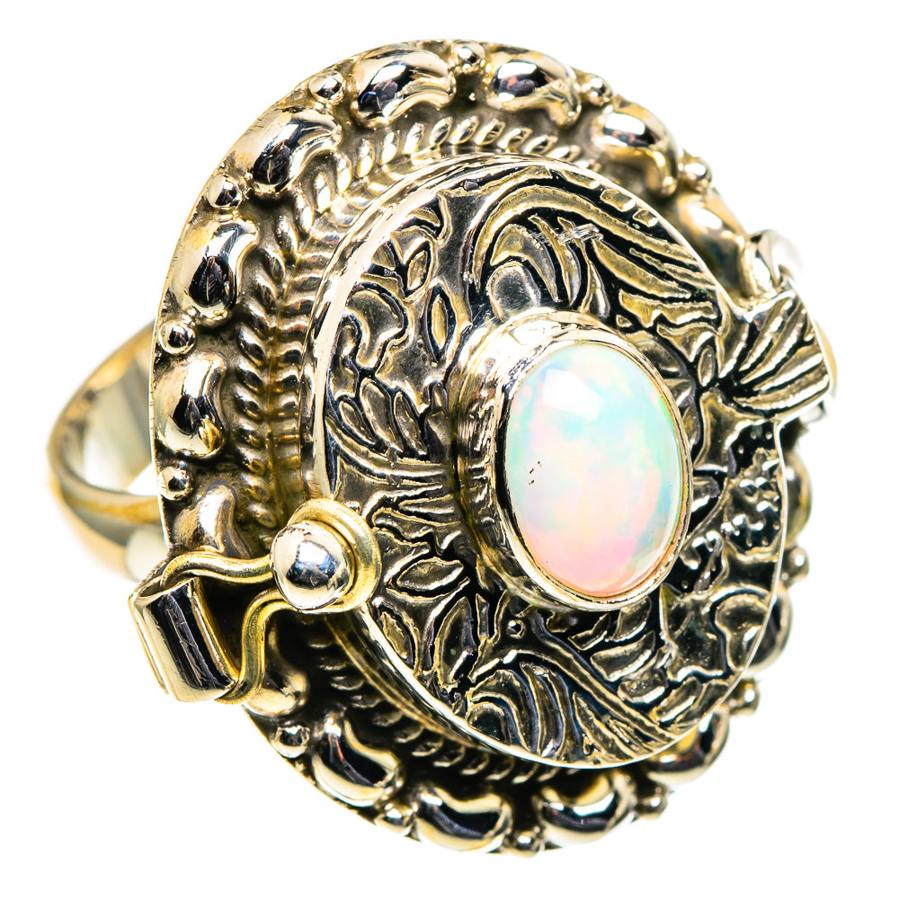 Rainbow Moonstone Rings handcrafted by Anasilvercos - RING86648