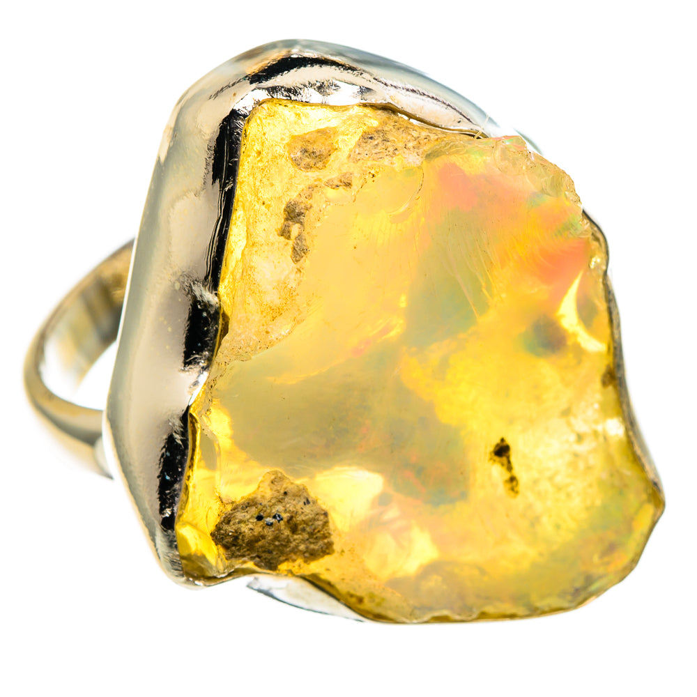 Ethiopian Opal Rings handcrafted by Anasilvercos - RING86649