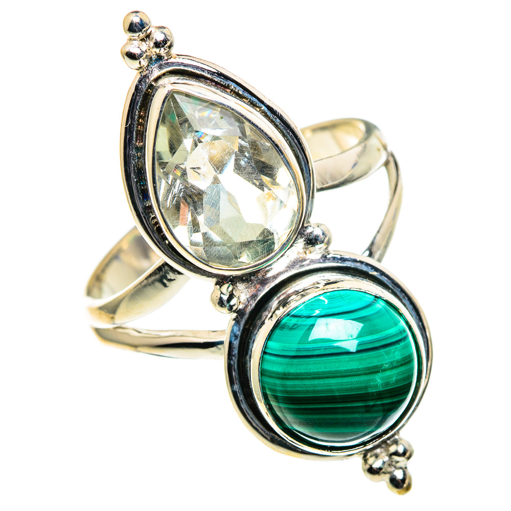 Malachite Rings handcrafted by Anasilvercos - RING86665