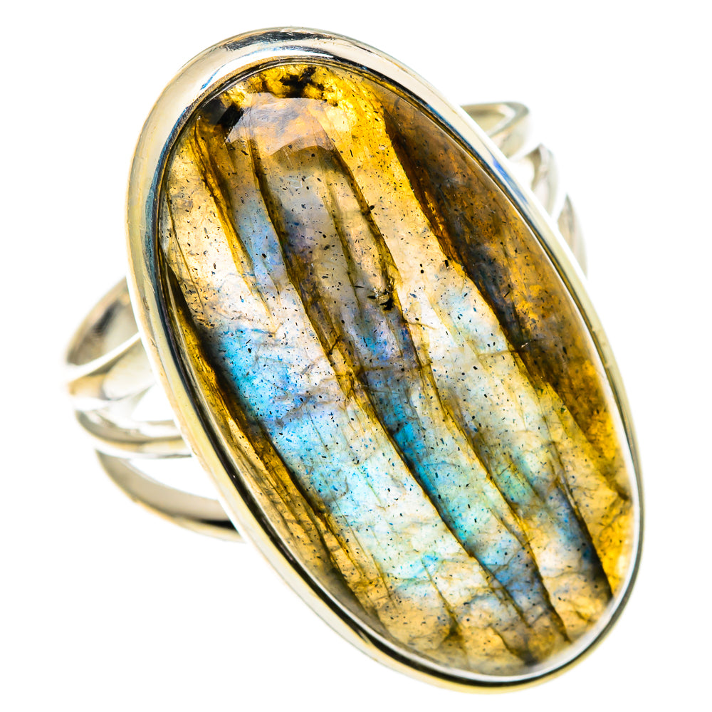 Labradorite Rings handcrafted by Anasilvercos - RING86687