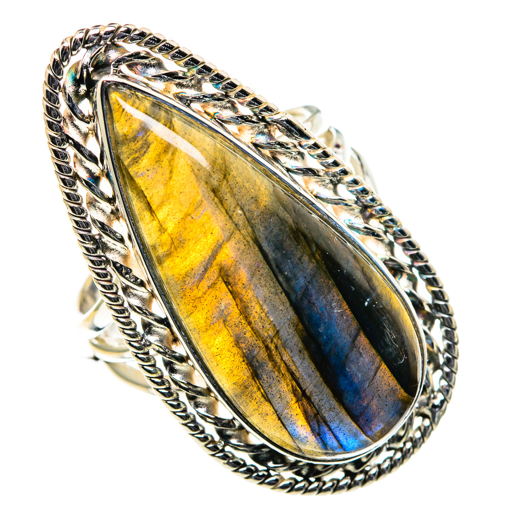 Labradorite Rings handcrafted by Anasilvercos - RING86688