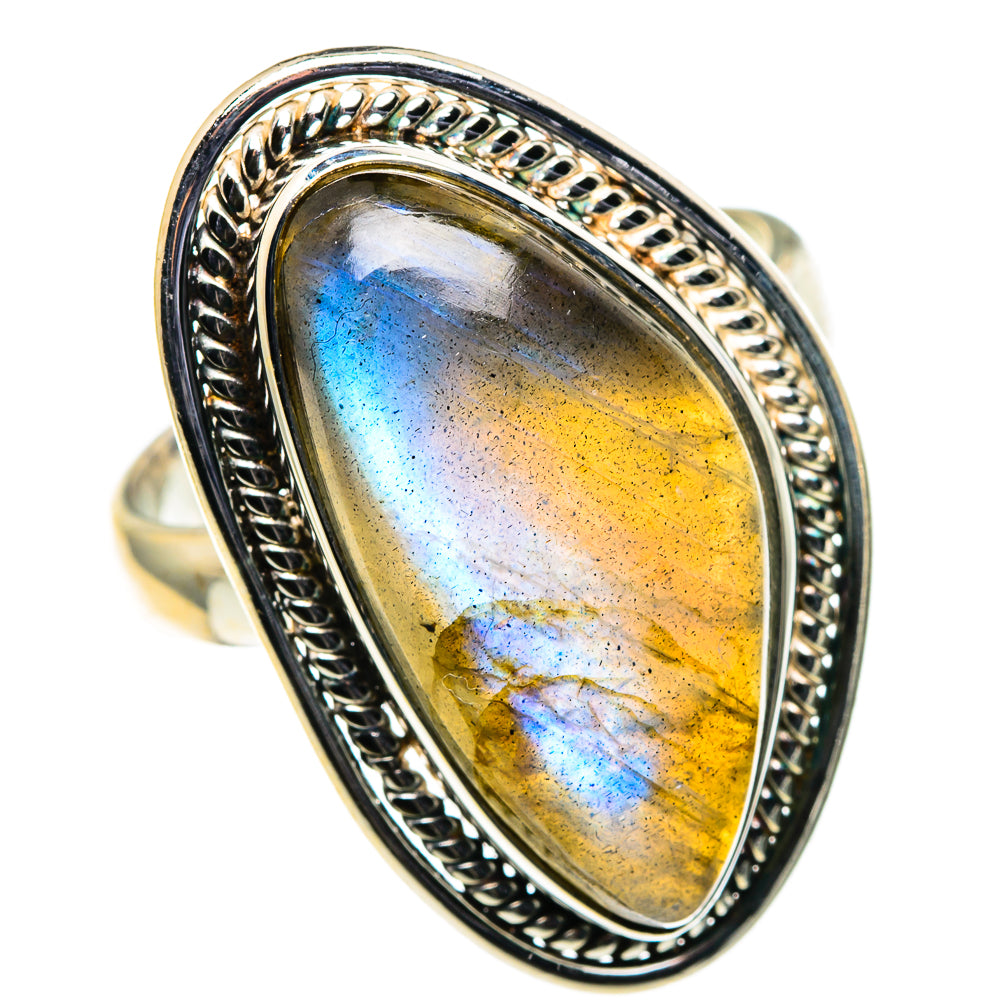 Labradorite Rings handcrafted by Anasilvercos - RING86690