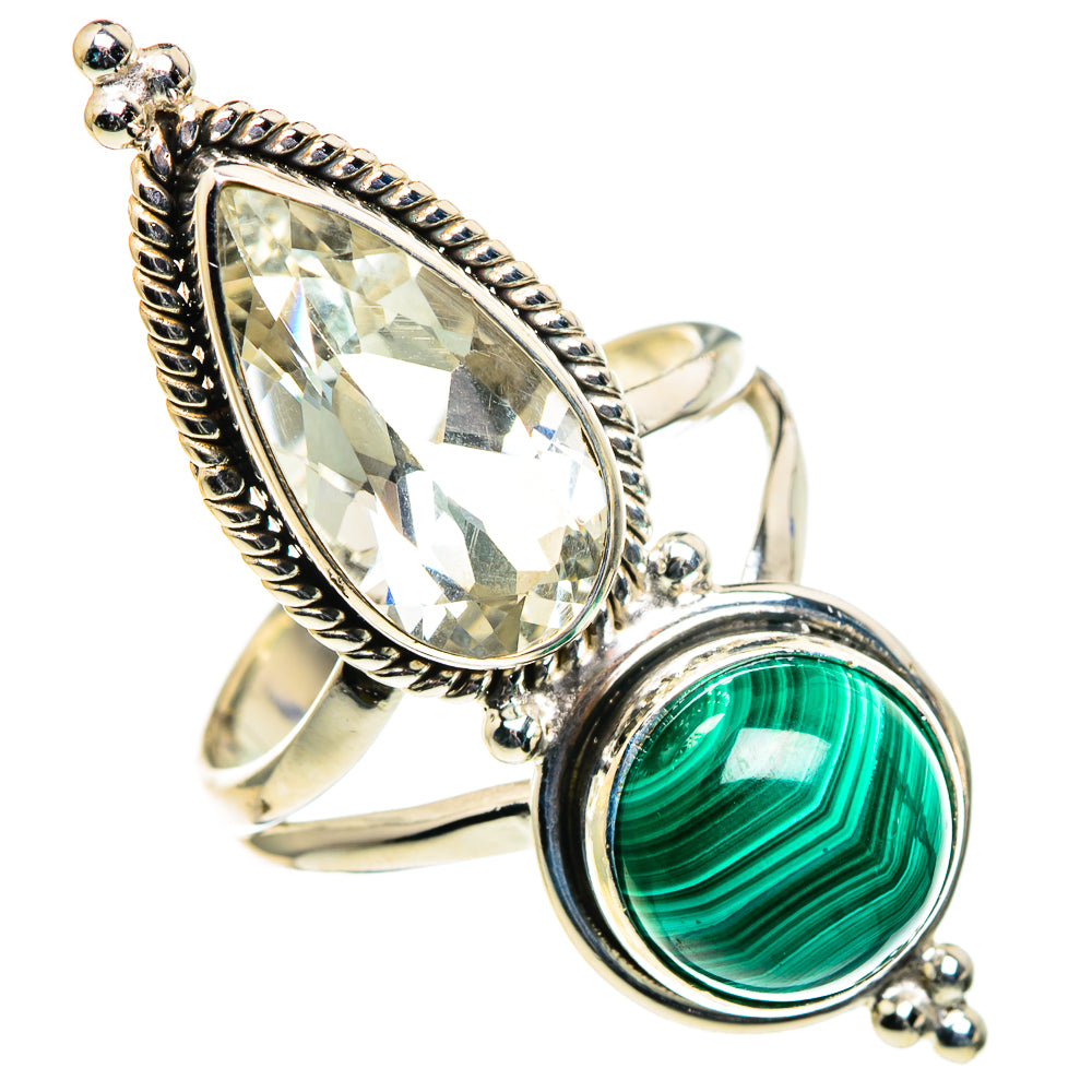 Malachite Rings handcrafted by Anasilvercos - RING86696