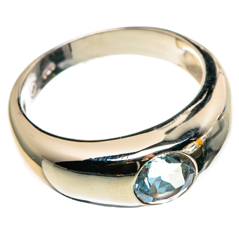 Blue Topaz Rings handcrafted by Anasilvercos - RING86701