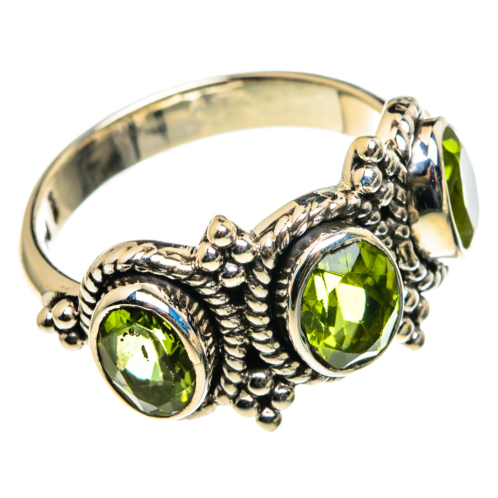 Peridot Rings handcrafted by Anasilvercos - RING86705