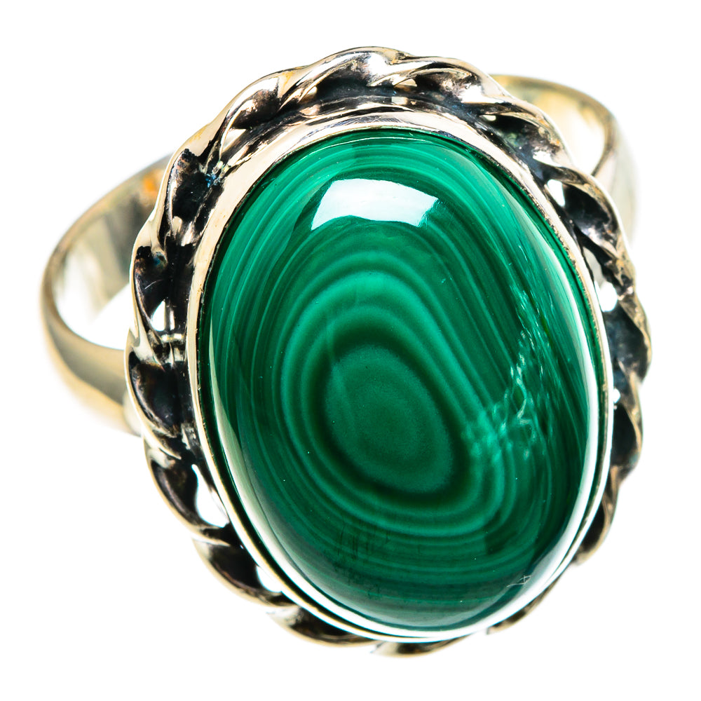 Malachite Rings handcrafted by Anasilvercos - RING86706