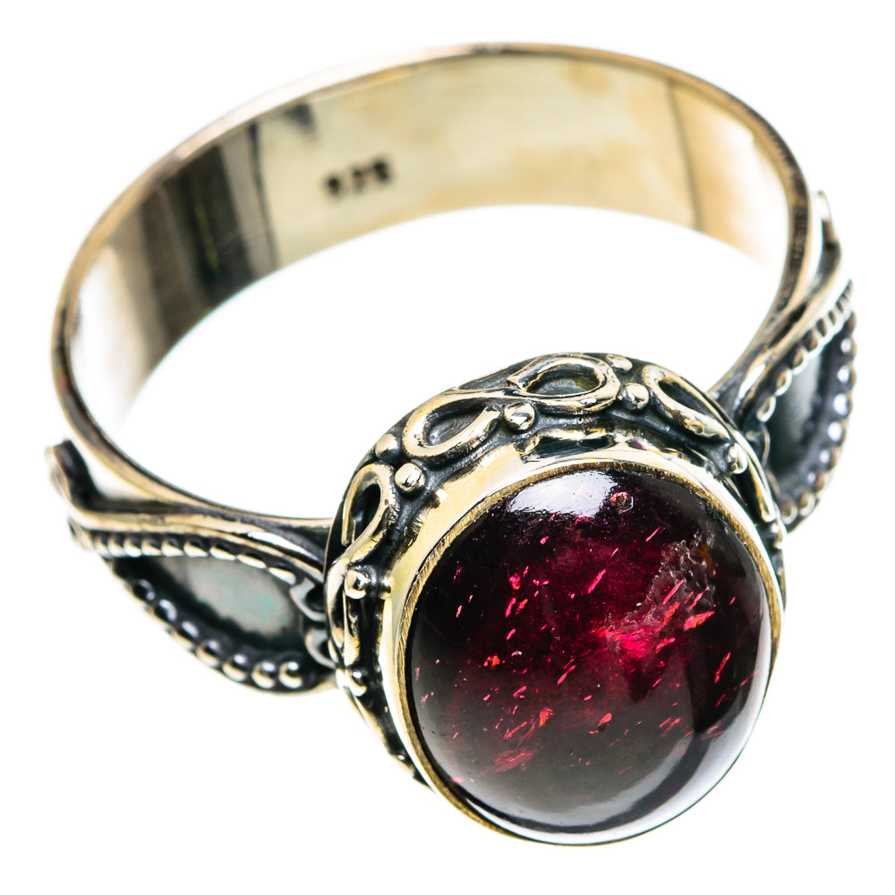 Garnet Rings handcrafted by Anasilvercos - RING86718
