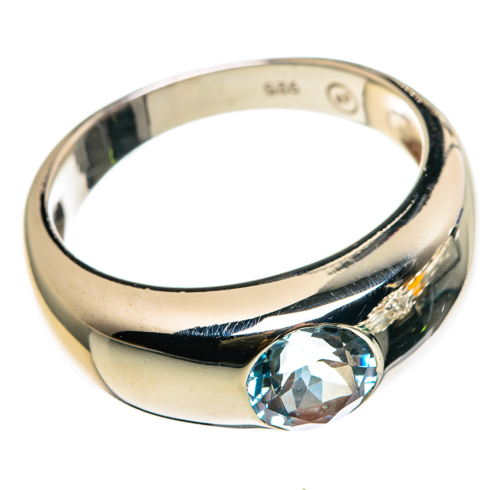 Blue Topaz Rings handcrafted by Anasilvercos - RING86735
