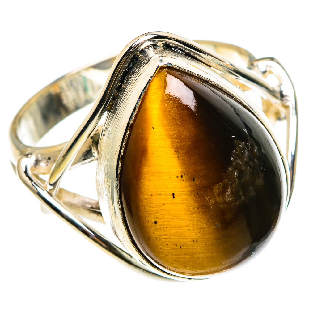 Tiger Eye Rings handcrafted by Anasilvercos - RING86740