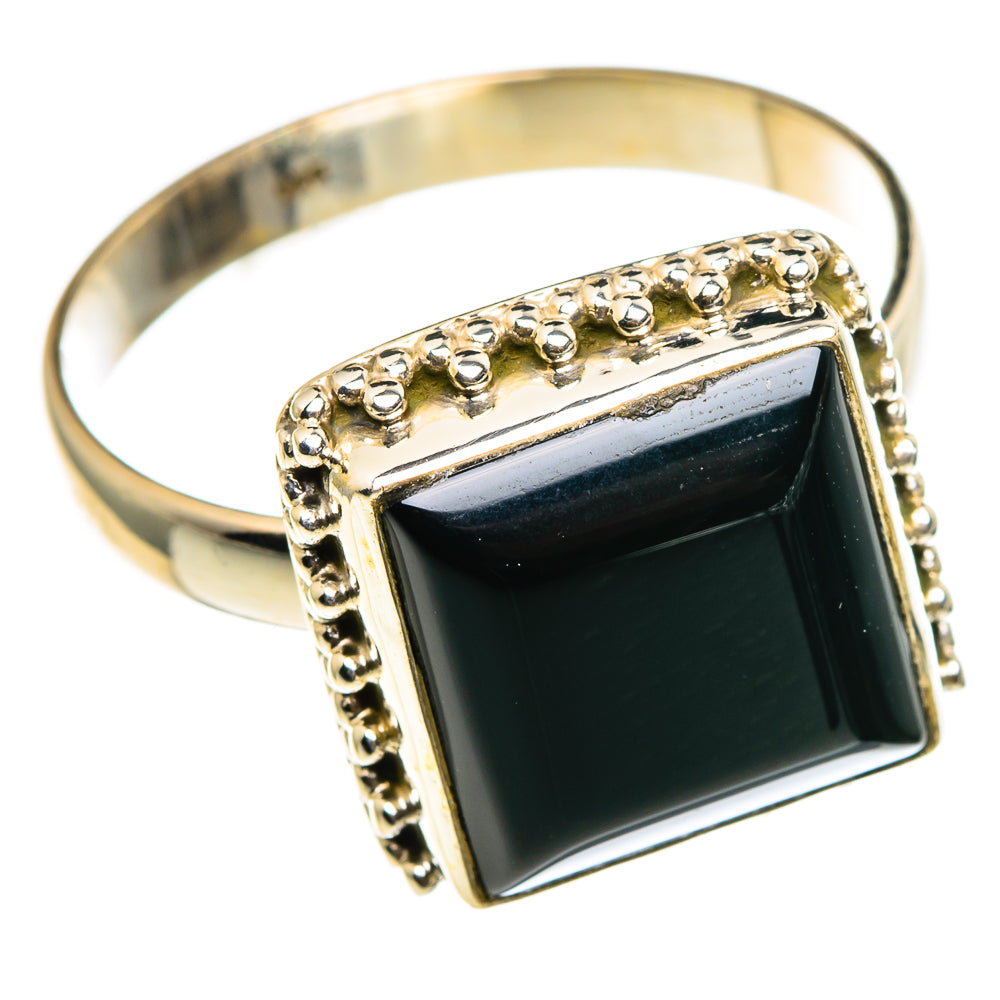 Black Onyx Rings handcrafted by Anasilvercos - RING86753