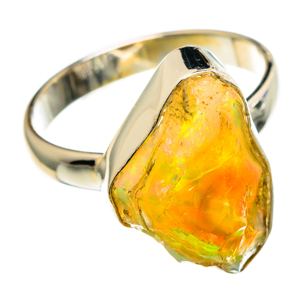 Libyan Desert Glass Rings handcrafted by Anasilvercos - RING86761