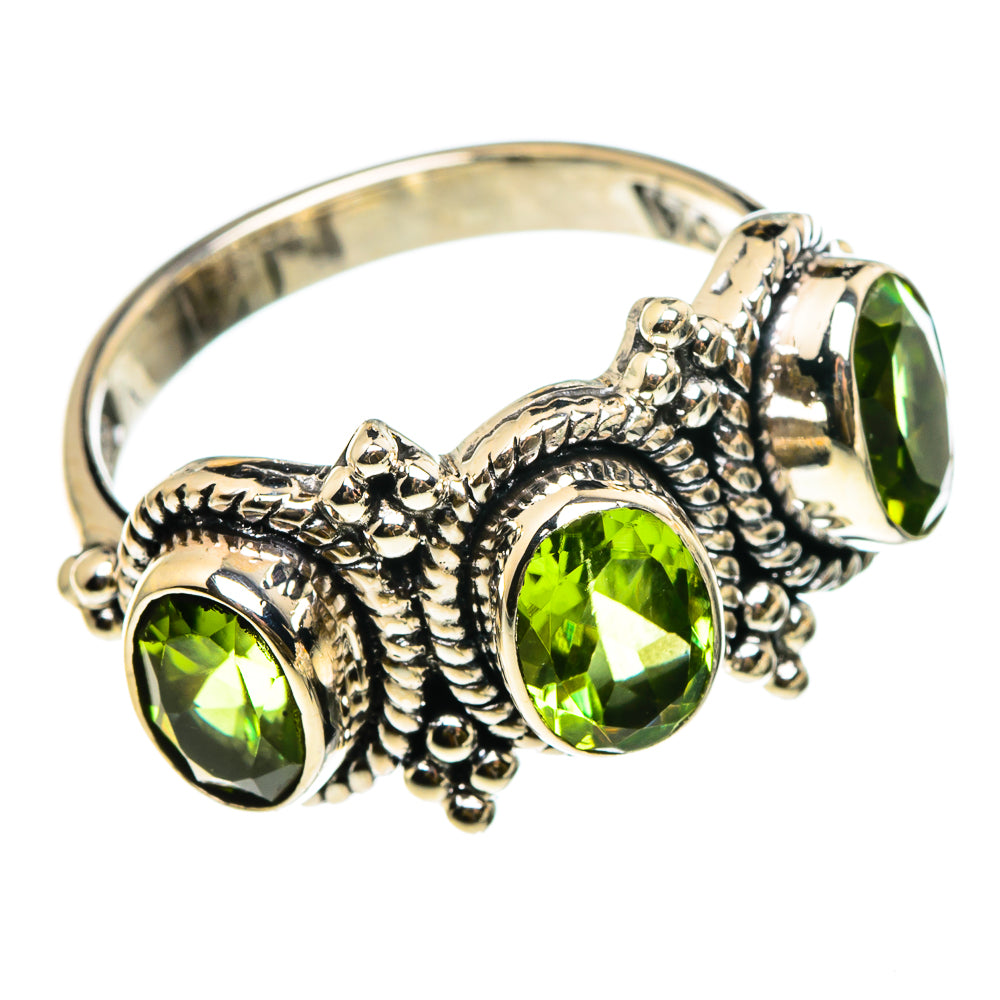 Peridot Rings handcrafted by Anasilvercos - RING86769