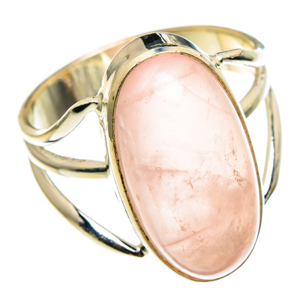Rose Quartz Rings handcrafted by Anasilvercos - RING86778