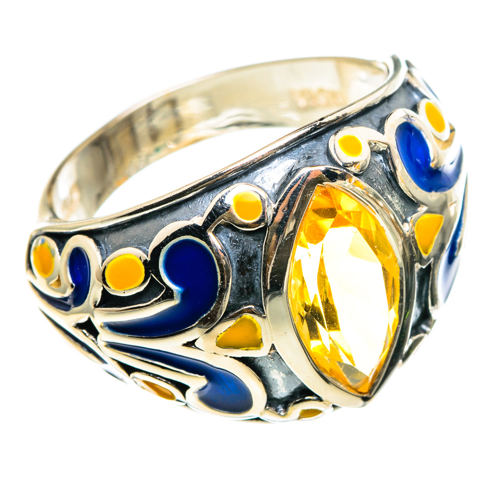 Citrine Rings handcrafted by Anasilvercos - RING86789