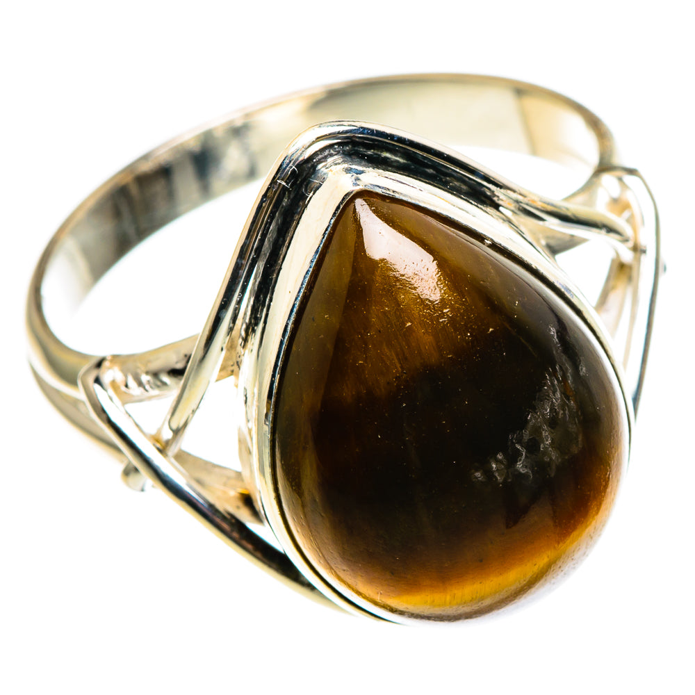 Tiger Eye Rings handcrafted by Anasilvercos - RING86802