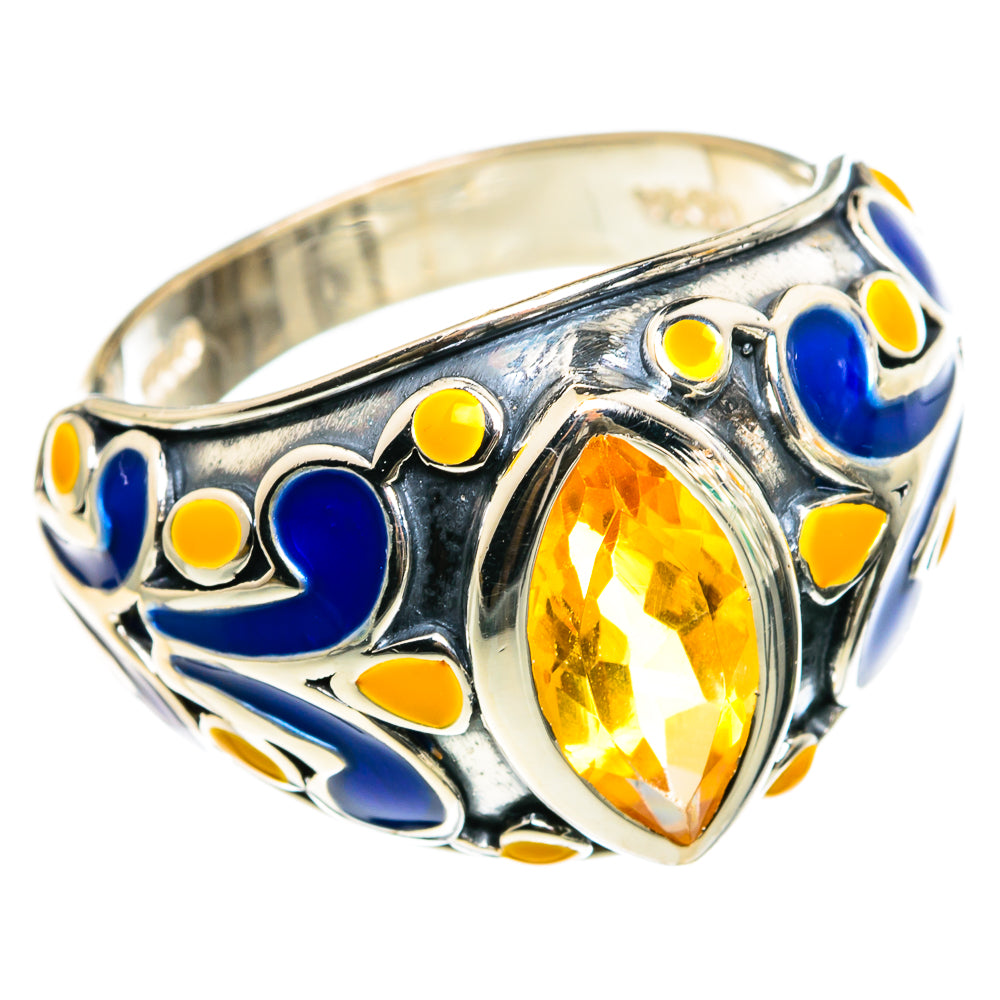 Citrine Rings handcrafted by Anasilvercos - RING86820