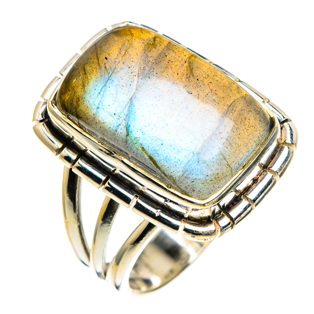 Labradorite Rings handcrafted by Anasilvercos - RING86828