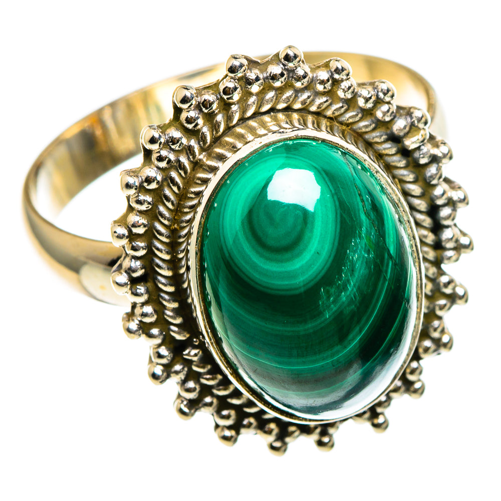 Malachite Rings handcrafted by Anasilvercos - RING86832