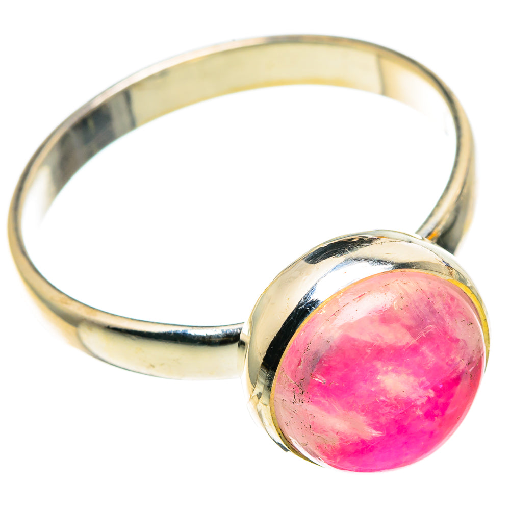 Pink Moonstone Rings handcrafted by Anasilvercos - RING86843