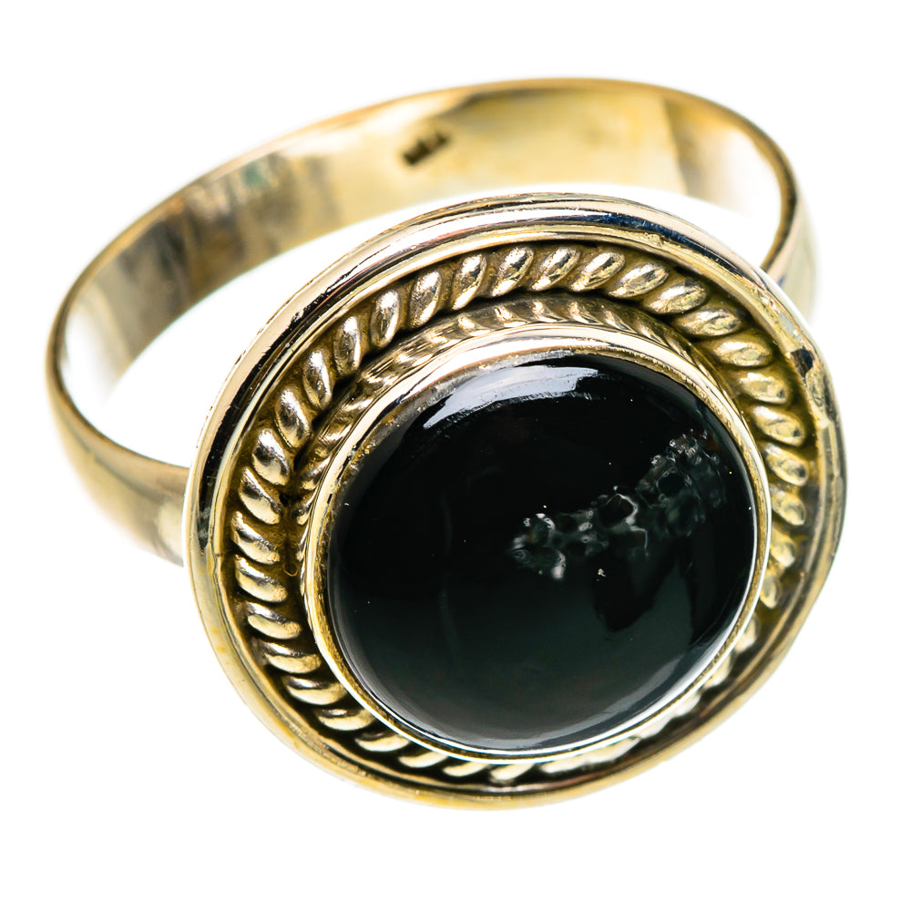 Black Onyx Rings handcrafted by Anasilvercos - RING86848 - Photo 2