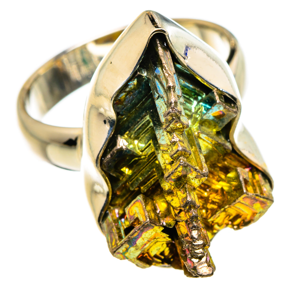 Bismuth Crystal Rings handcrafted by Anasilvercos - RING86853