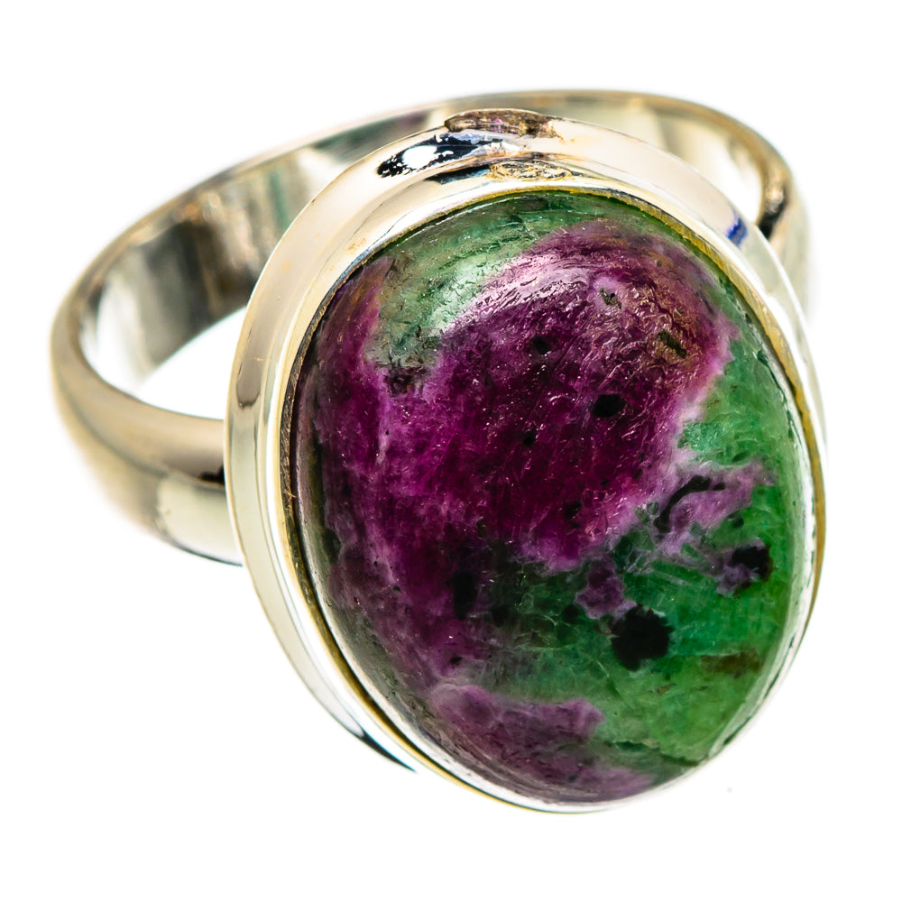 Ruby Zoisite Rings handcrafted by Anasilvercos - RING86854