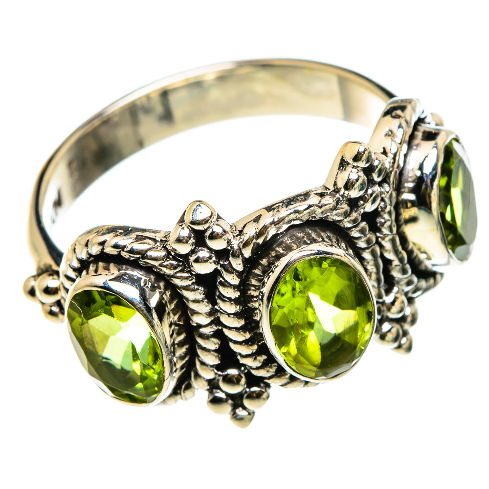 Peridot Rings handcrafted by Anasilvercos - RING86866