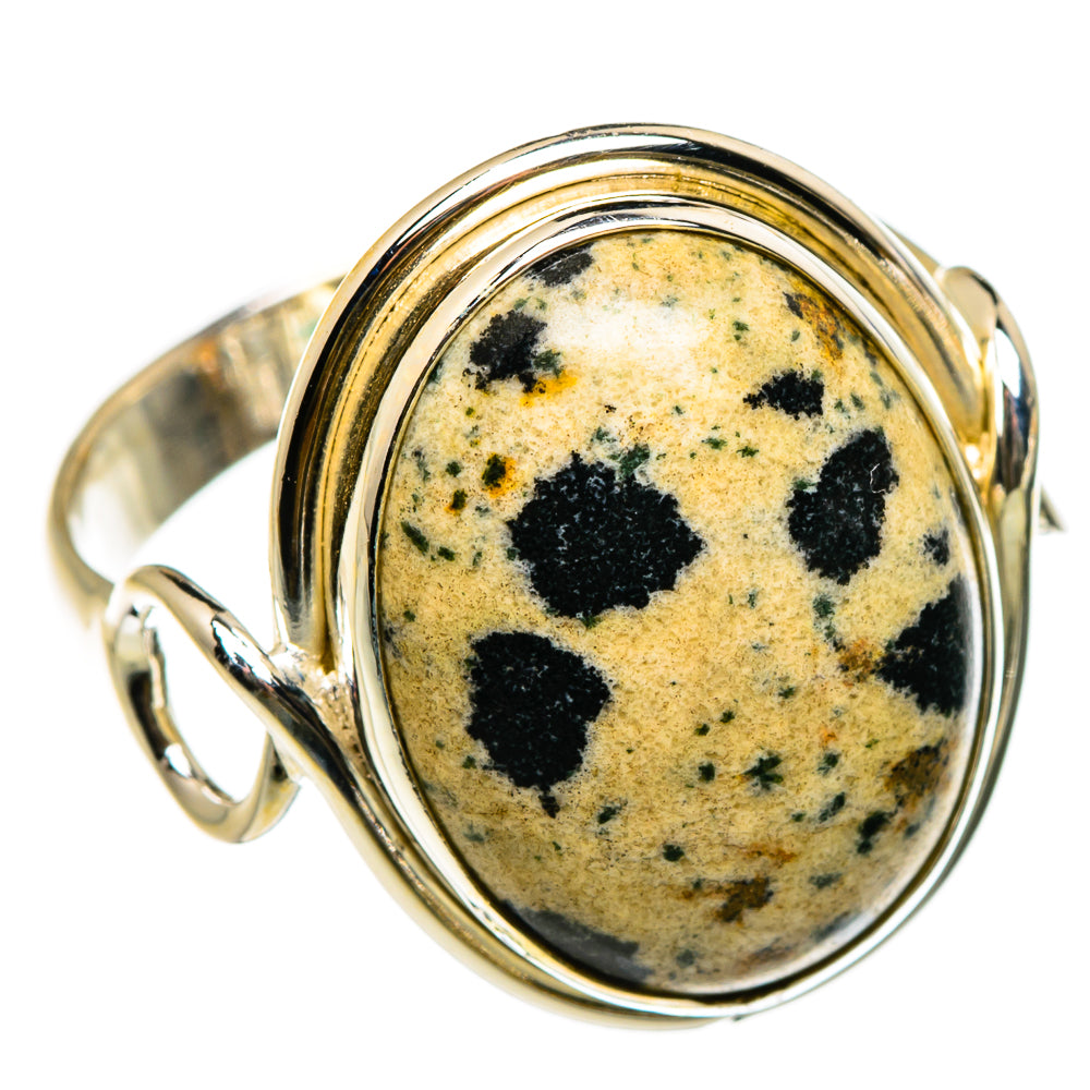 Dalmatian Jasper Rings handcrafted by Anasilvercos - RING86868 - Photo 2