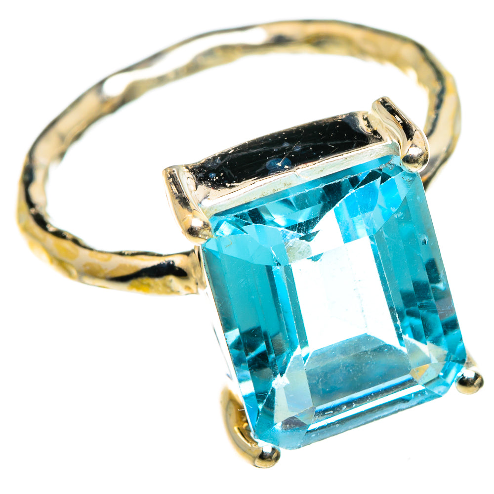 Blue Topaz Rings handcrafted by Anasilvercos - RING86887