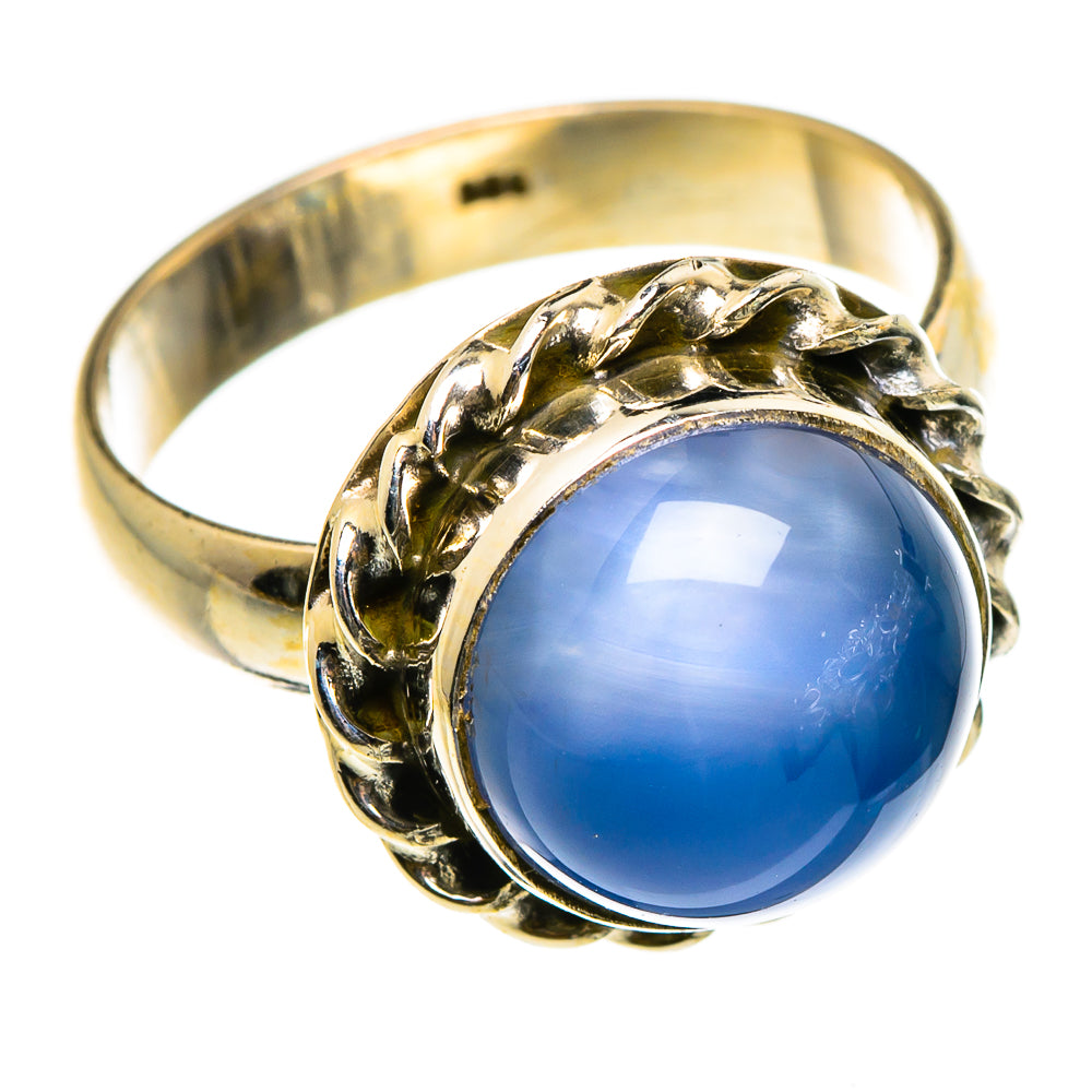 Aqua Chalcedony Rings handcrafted by Anasilvercos - RING86890