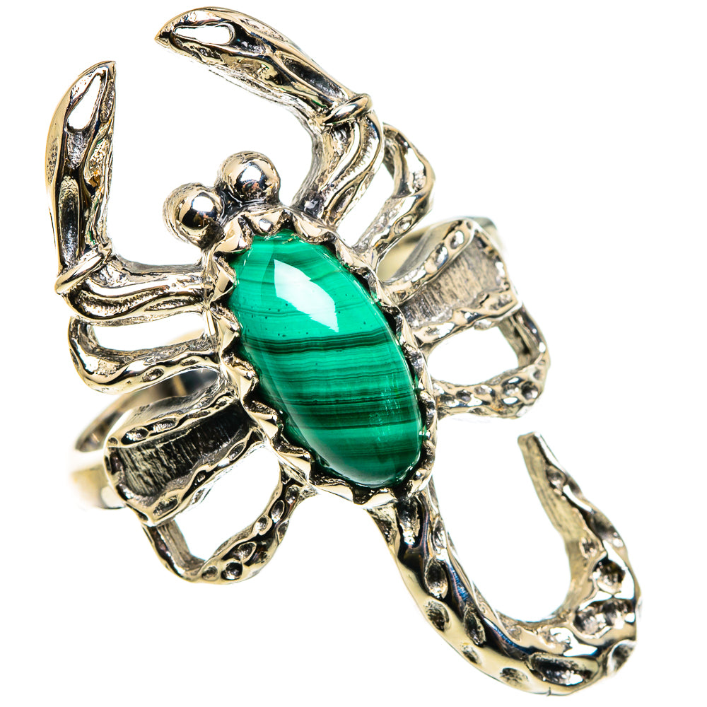 Malachite Rings handcrafted by Anasilvercos - RING86895
