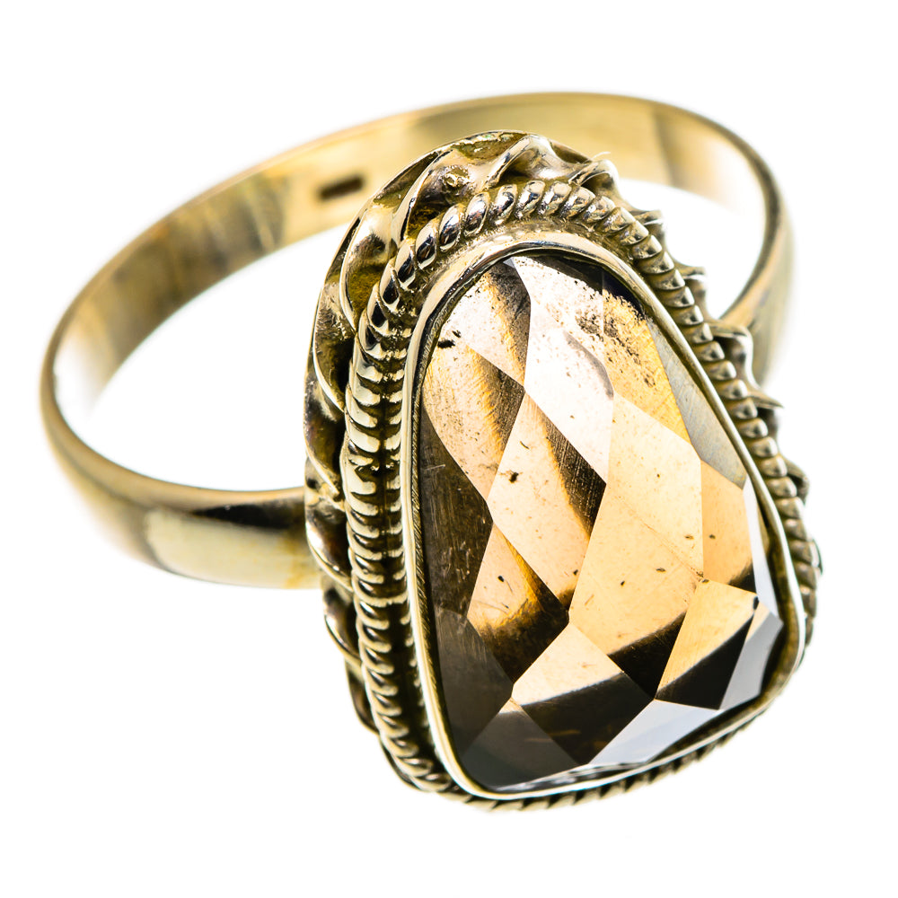 Smoky Quartz Rings handcrafted by Anasilvercos - RING86900