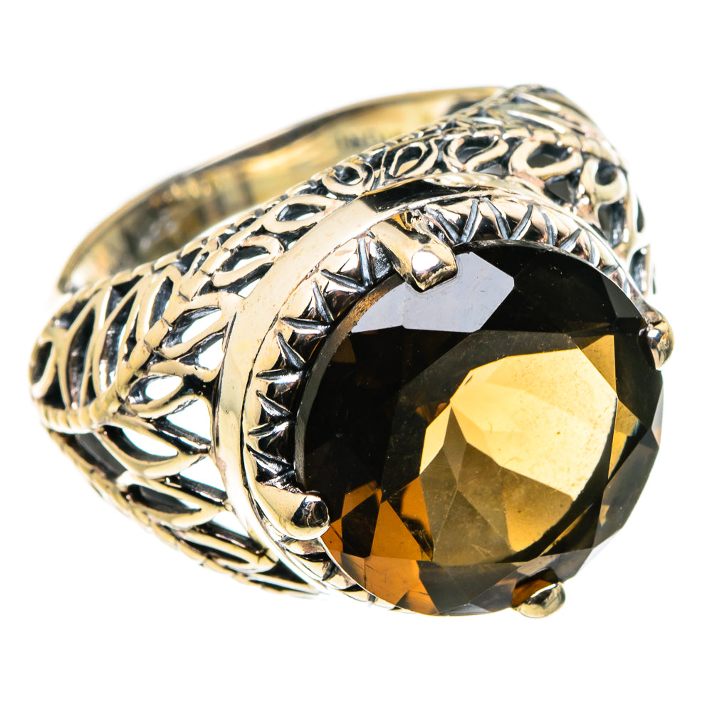 Smoky Quartz Rings handcrafted by Anasilvercos - RING86904