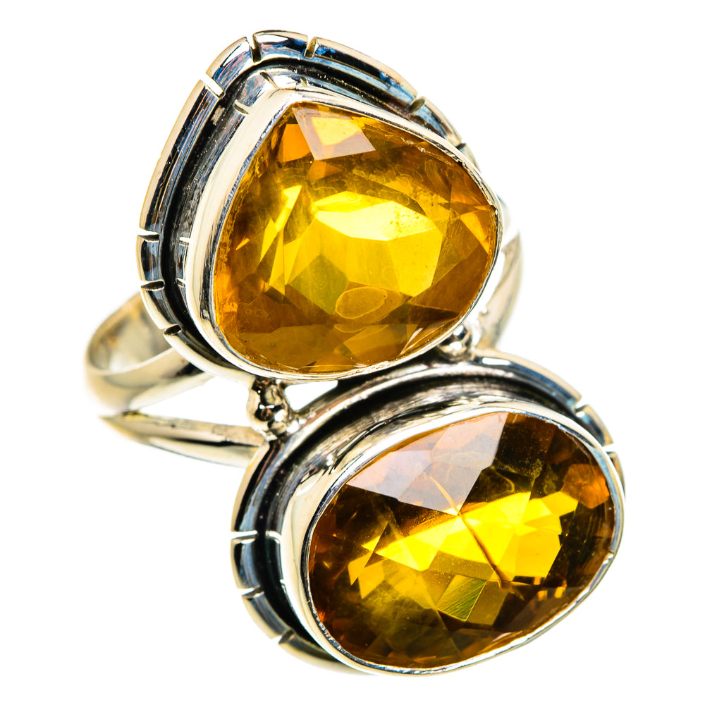 Mandarin Citrine Rings handcrafted by Anasilvercos - RING86908