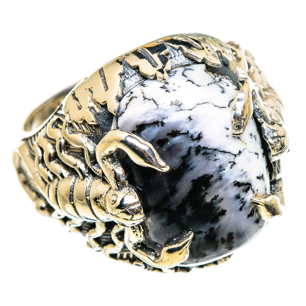 Dendritic Opal Rings handcrafted by Anasilvercos - RING86912
