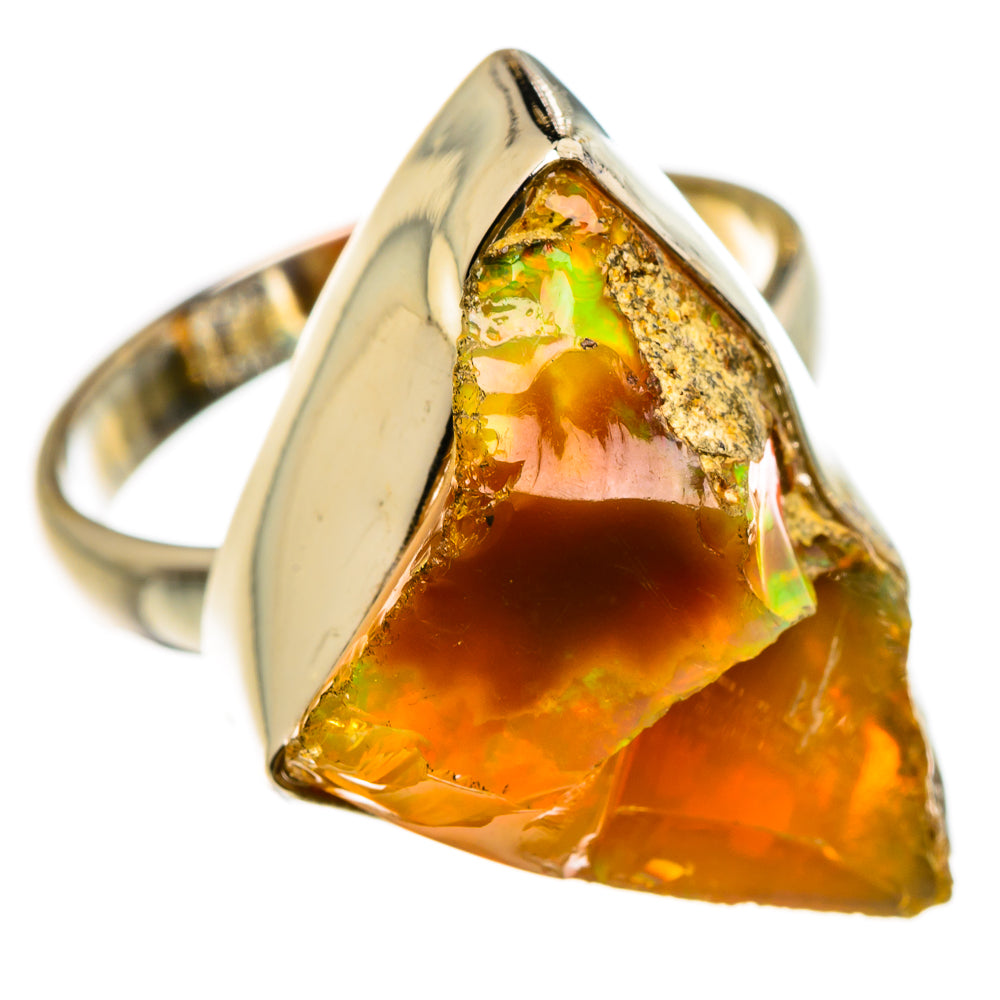 Ethiopian Opal Rings handcrafted by Anasilvercos - RING86919